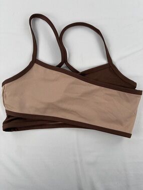 LA + Image Two-Tone Seamless Sports Bralette